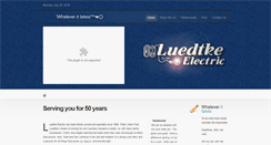Desktop Screenshot of luedtkeelectric.com